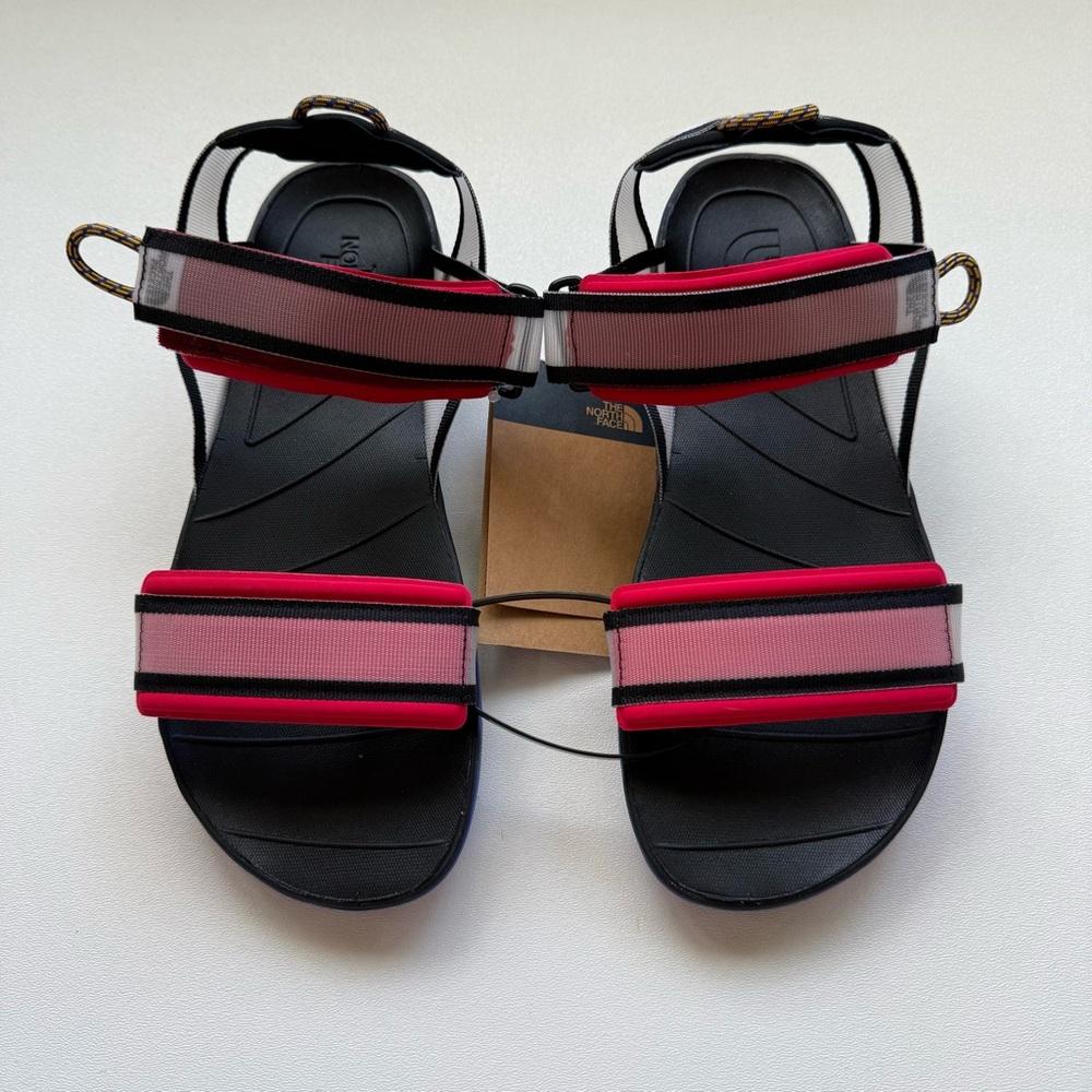 The North Face Skeena Sport Sandals Black Red Blue Yellow Mens Size 9